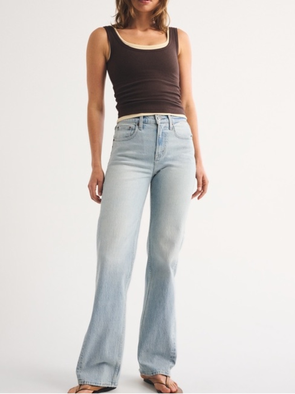 Abercrombie & Fitch 90s Relaxed High Rise Jeans Light Wash Size 30 / 10 XL